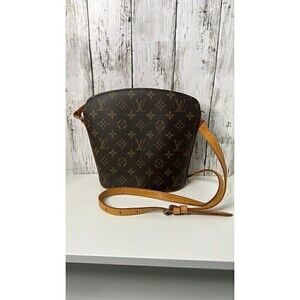 Louis Vuitton Brown Drouot Monogram Canvas Crossbody Bag